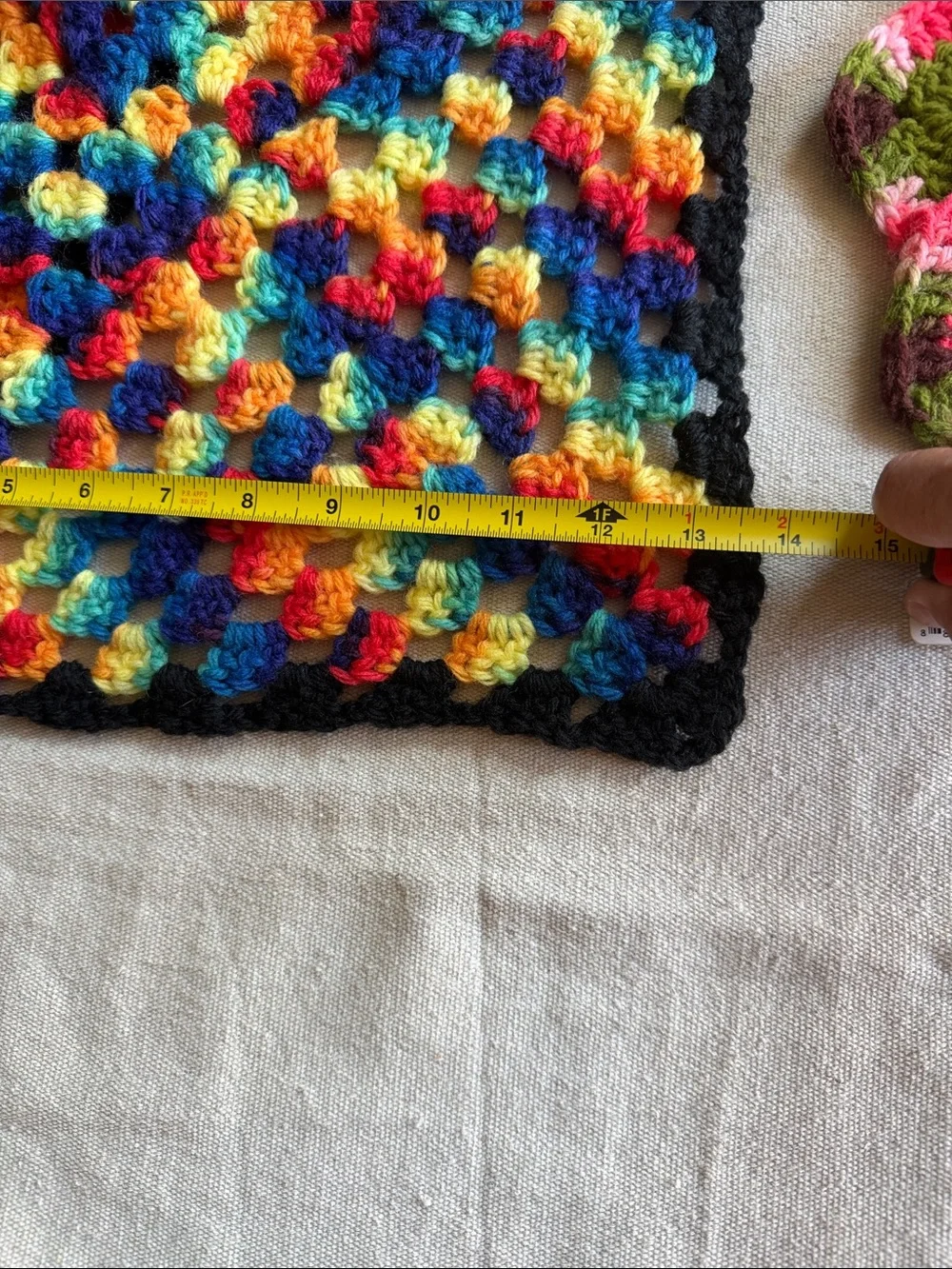 Handmade Multicolor Crochet Doilies - Set of 4